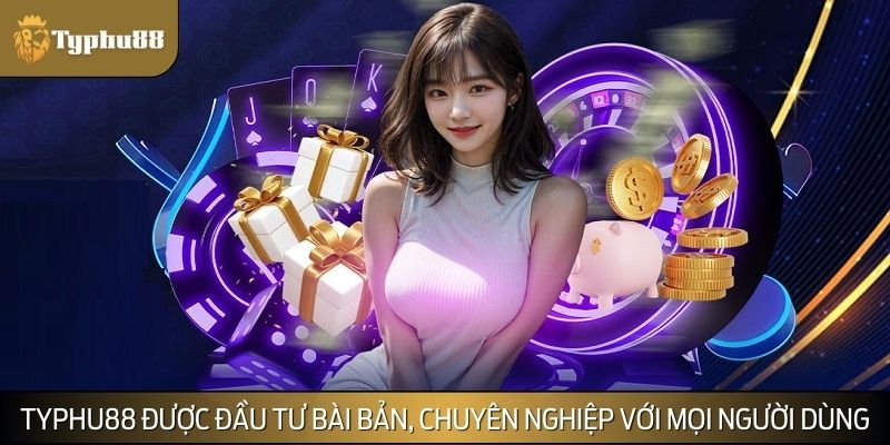 TYPHU88 được đầu tư bài bản, chuyên nghiệp với mọi người dùng