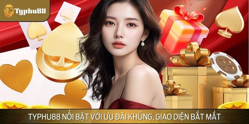 TYPHU88 nổi bật với ưu đãi khủng, giao diện bắt mắt và dịch vụ bảo mật cao